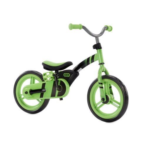 My First Balance-to-Ped<wbr/>al Training Bike for Kids in Green,Ages 2-5 Years,12-Inch