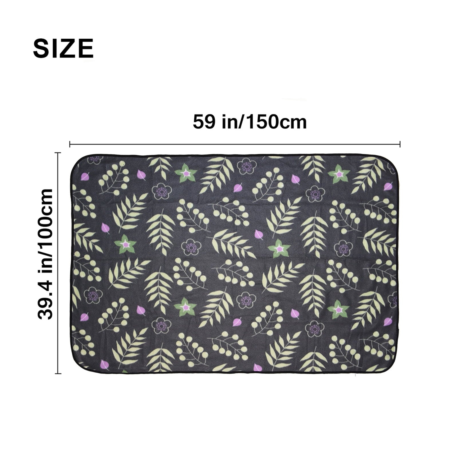 Forestfish Travel Light Weighted Blanket ,Twin/Full Size Fleece Throws Blanket for Couch Portable Travel Blanket Airplane Compact with Bag Gray