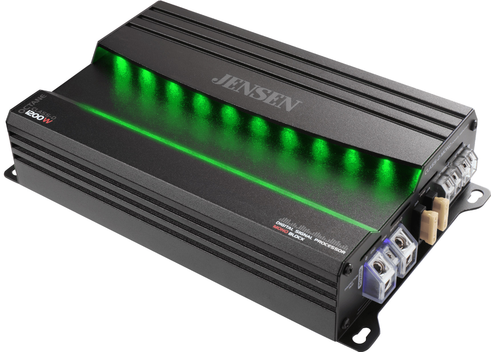 JENSEN XDA91RB Class-D Mono Amplifier with 240 Watts x 1 RMS,1200 Watts Peak Power