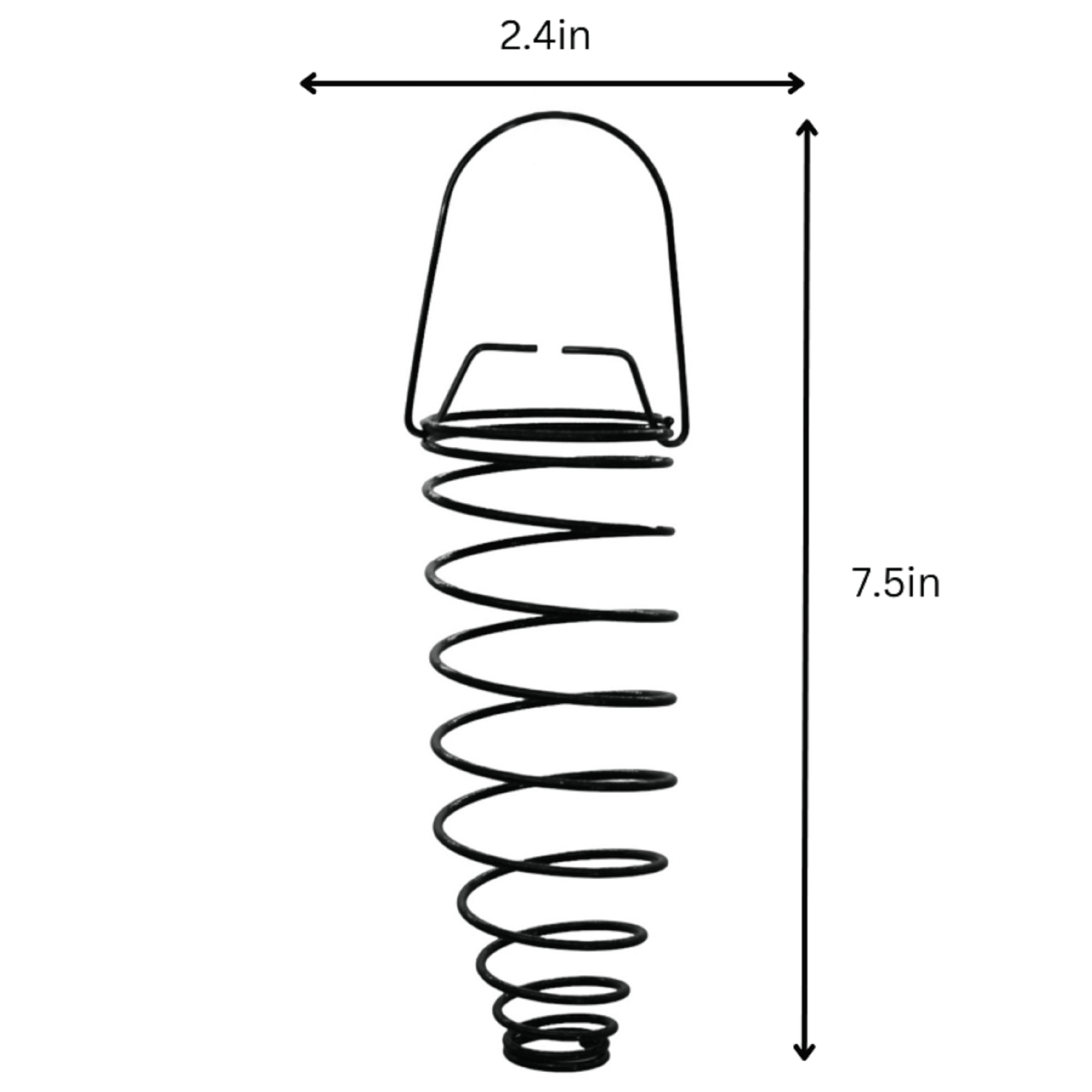 Backyard Essentials Corn Caddy Squirrel Feeder, Metal Hanging Corn Cob and Fruit Feeder