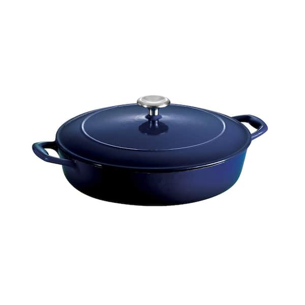 Gourmet 4 Qt. Cast Iron Braising Pan