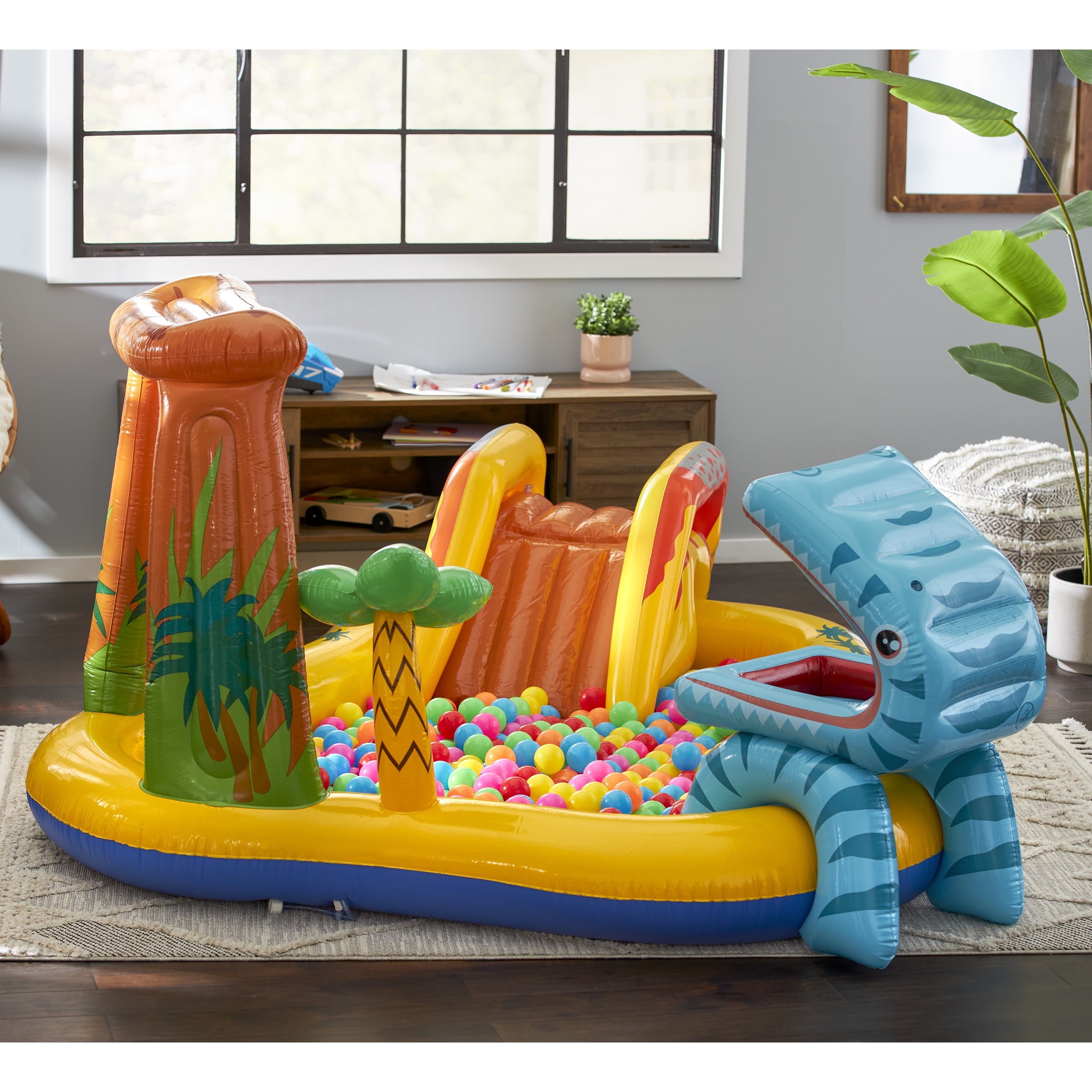 Intex Dinoland Kiddie Swimming Pool and Dinosaur Inflatable Swimming Pool