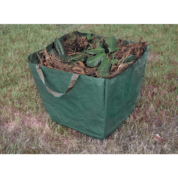 English Garden 3.5 cu. ft. 22 in. W x 22 in. L x 18 in. H Polyethylene Heavy-duty Garden Leaf Collecting Tool/Bag