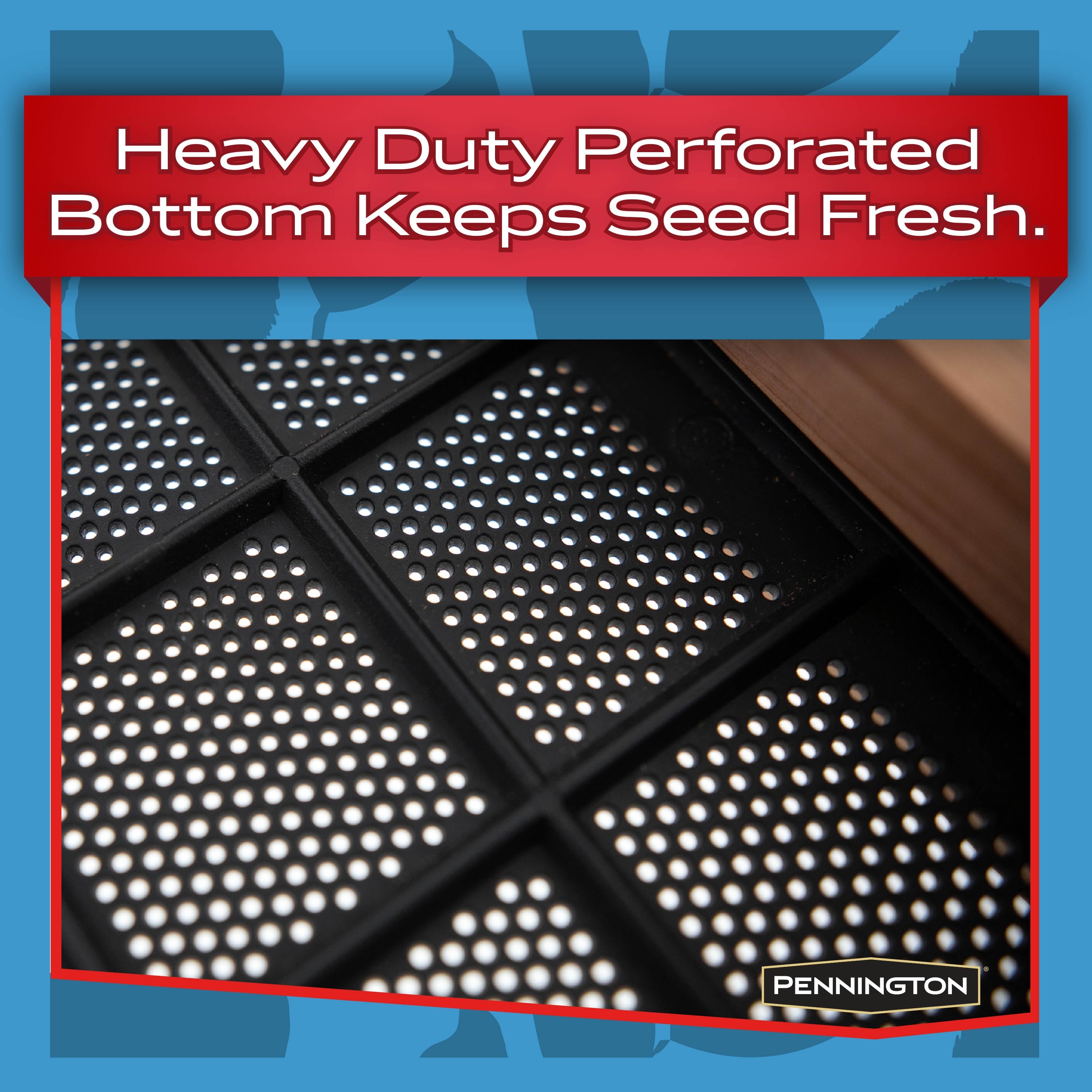 Pennington Red Cedar Wild Bird Ground Feeder, 12