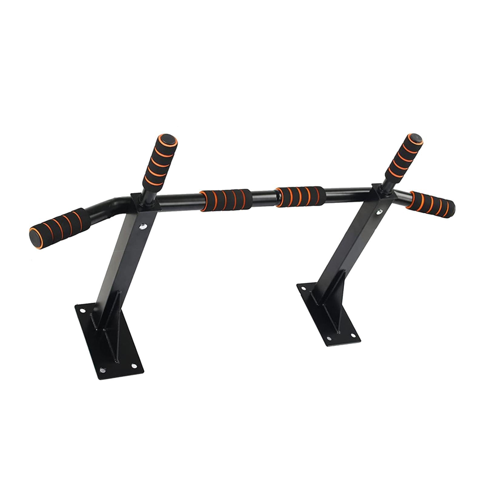 Chin up Bar Multifunctional Frame Pull Up Bar Wall Mounted Door Horizontal Bar black