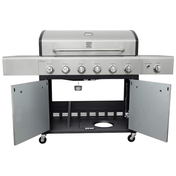 6-Burner with Side Propane Gas Burner XL Grill