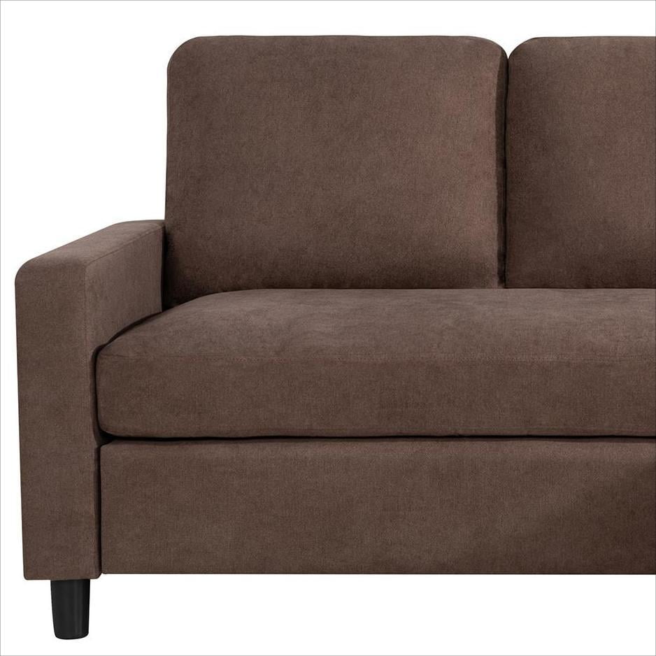 Sobaniilo Convertible Sectional Sofa Couch with Reversible Chaise(Dark Gray)