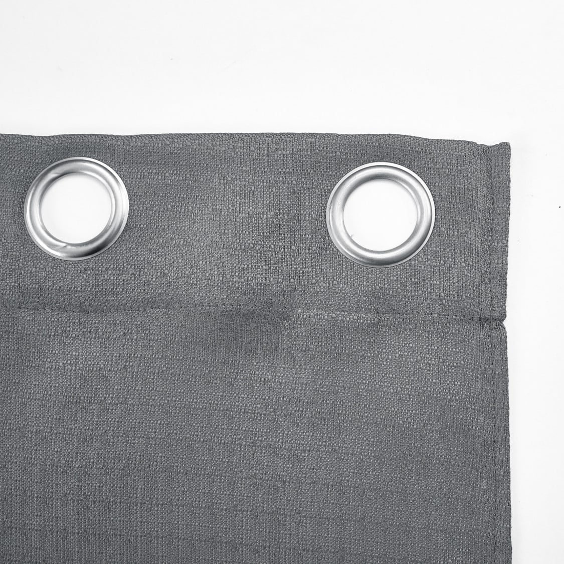 Mainstays Kingswood 4 Piece Curtain Set, 27.5x84, Grey Flannel