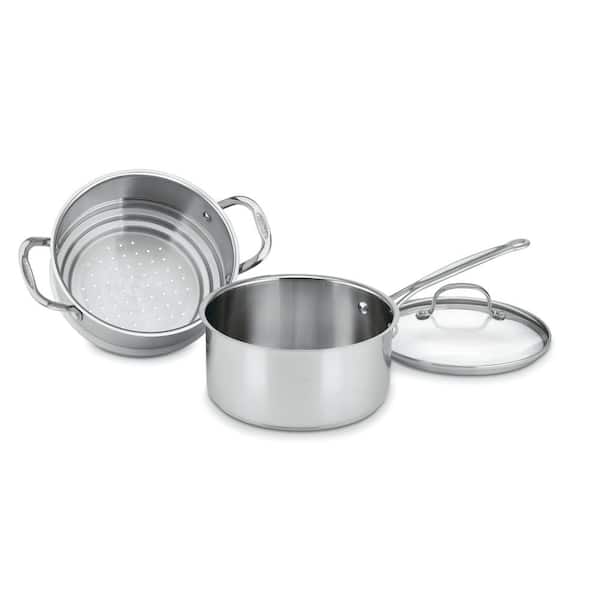 Chef's Classic 17-Piece Stainless Steel Cookware Set