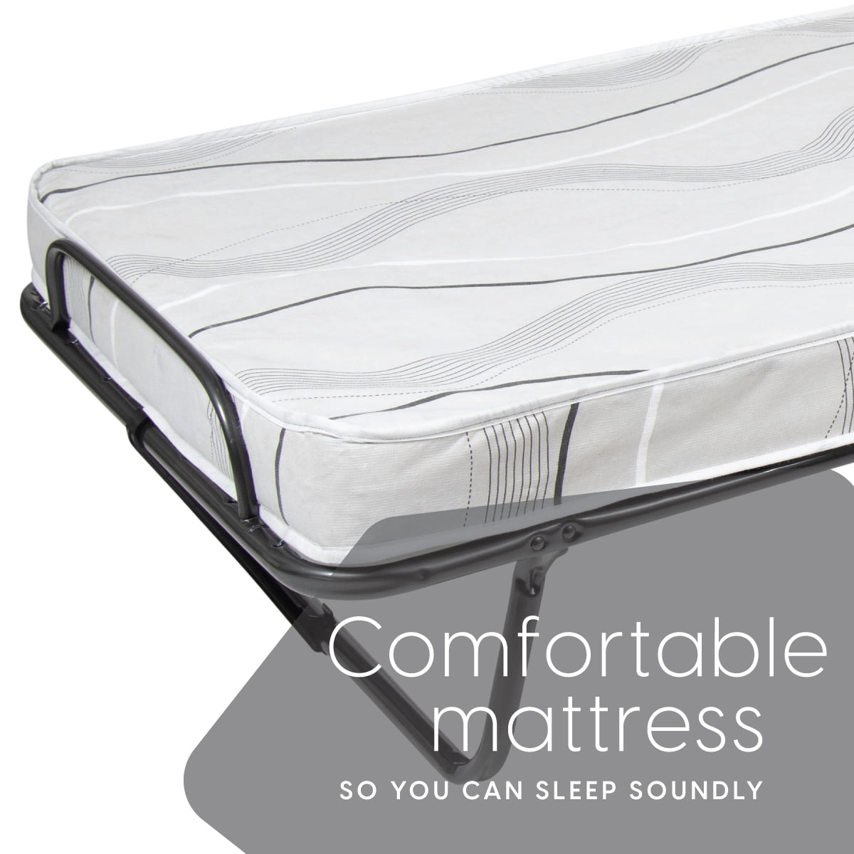 Milliard Lightweight Folding Cot with Mattress 31