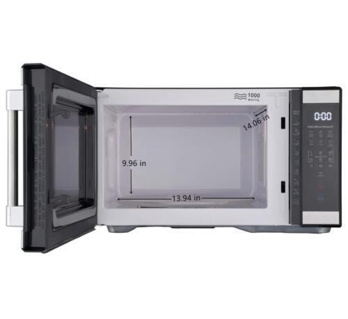 Hamilton Beach 1.1 cu. ft. Countertop Microwave Oven, 1000 Watts Stainless Steel