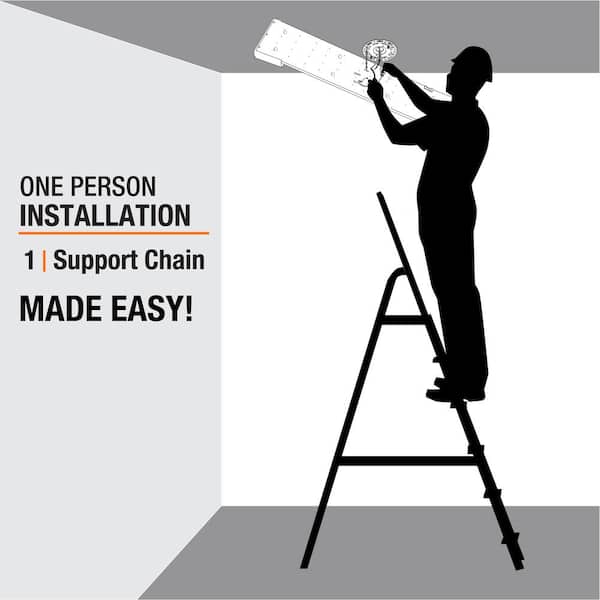 Mesha 48 in. x 10 in. Satin Nickel CCT Selectable LED Flush Mount Ceiling Light 4000 Dimmable Lumens