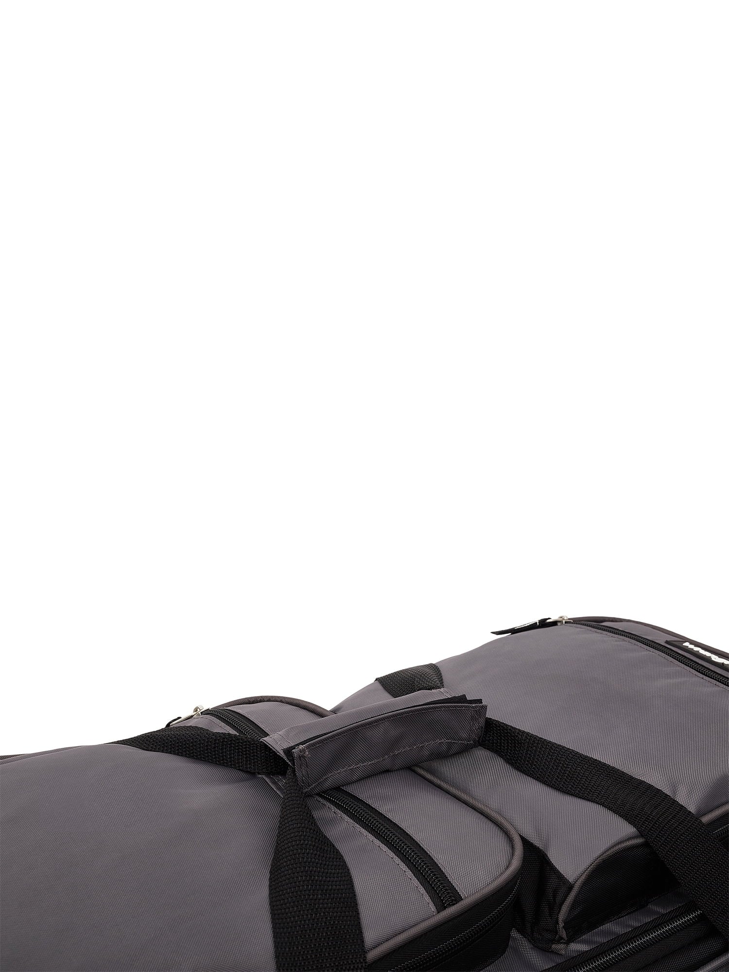Wrangler 30” Multi-Pocket Rolling Duffel w/ Telescopic Handle, Gray