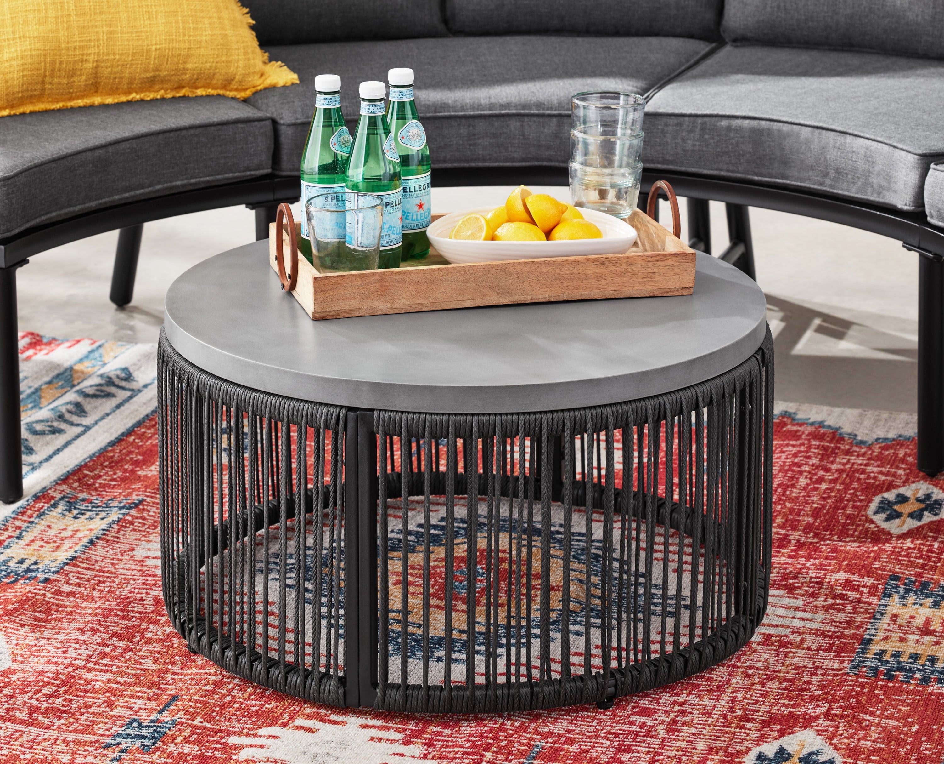 Mainstays Lawson Ridge 3-Piece Curved Sectional Set