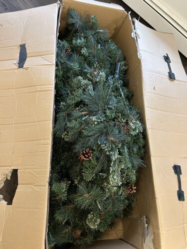 Martha Stewart 7 1/2’ Pre Lit Alexander Pine Artificial Christmas Tree