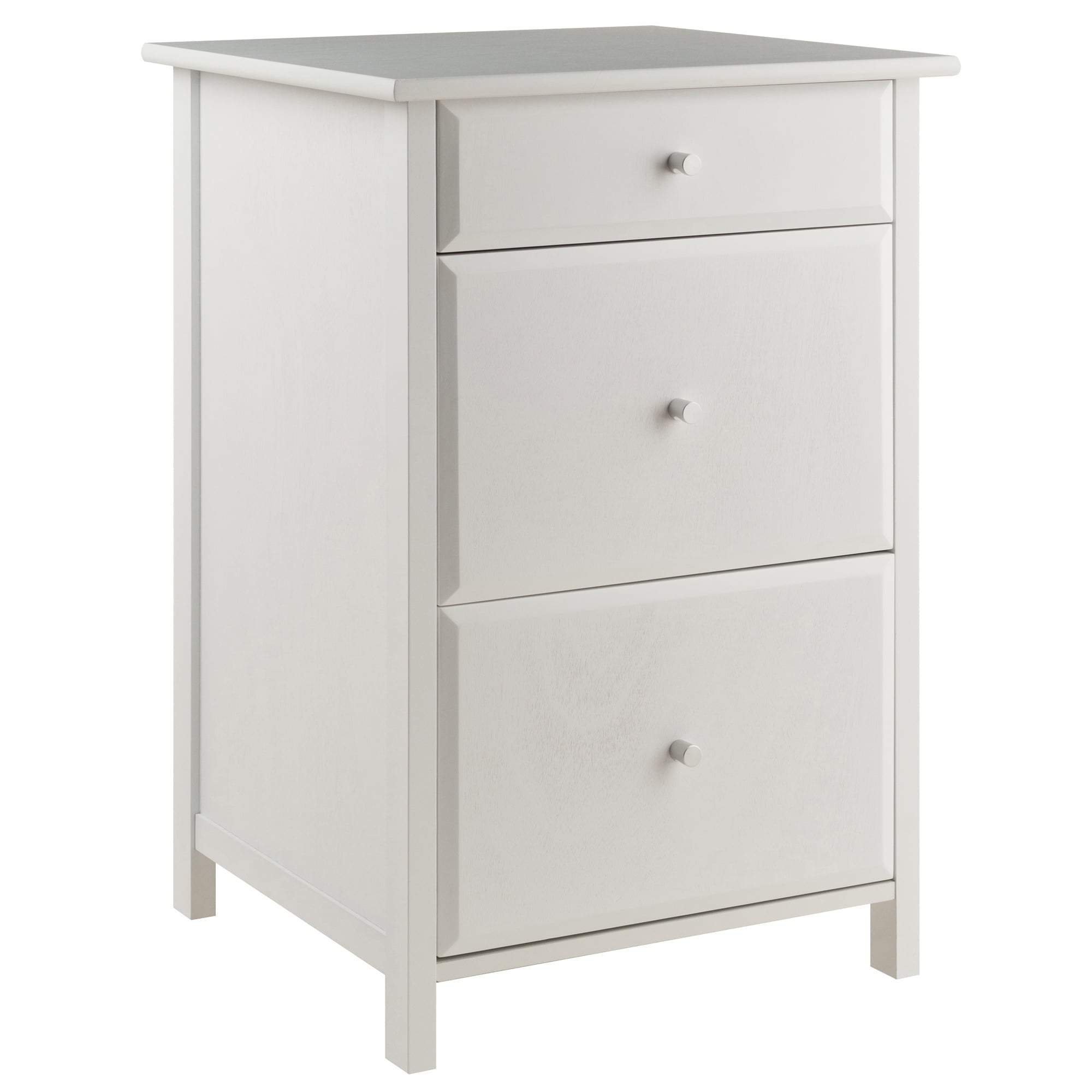 Winsome Wood Delta Home Office File Cabinet, White Finish