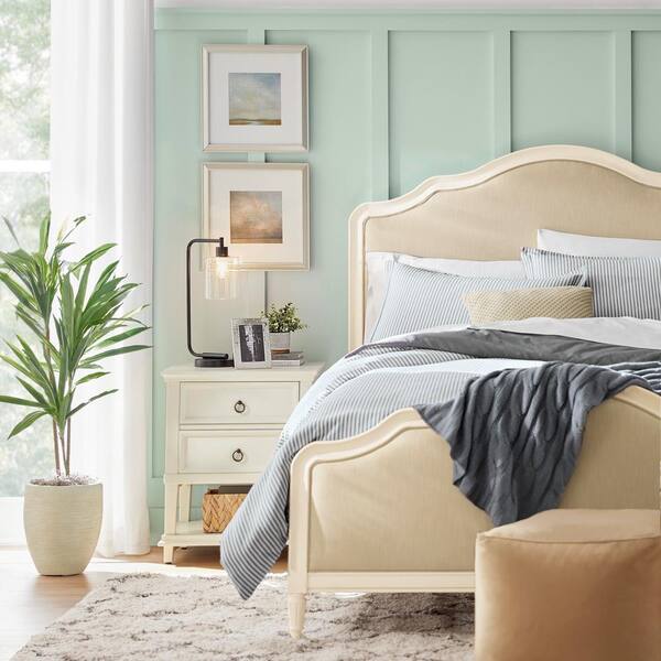 19 in. Bronson Antique Style Black Industrial Iron Lantern Desk Lamp with Glass Shade