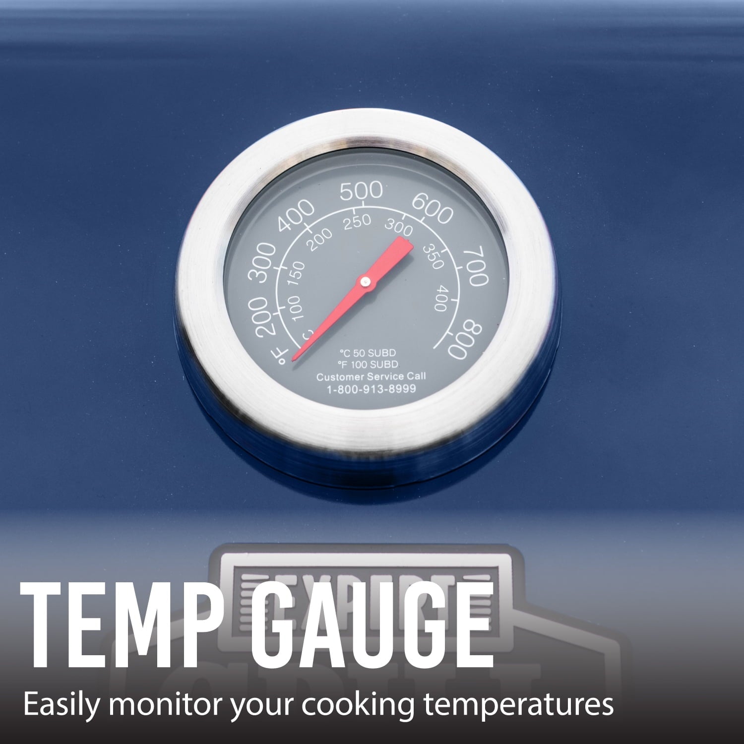 Expert Grill 4 Burner with Side Burner Propane Gas Grill in Blue