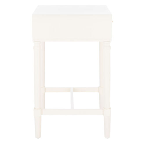 SAFAVIEH Estella 1-Drawer Accent Table | White |