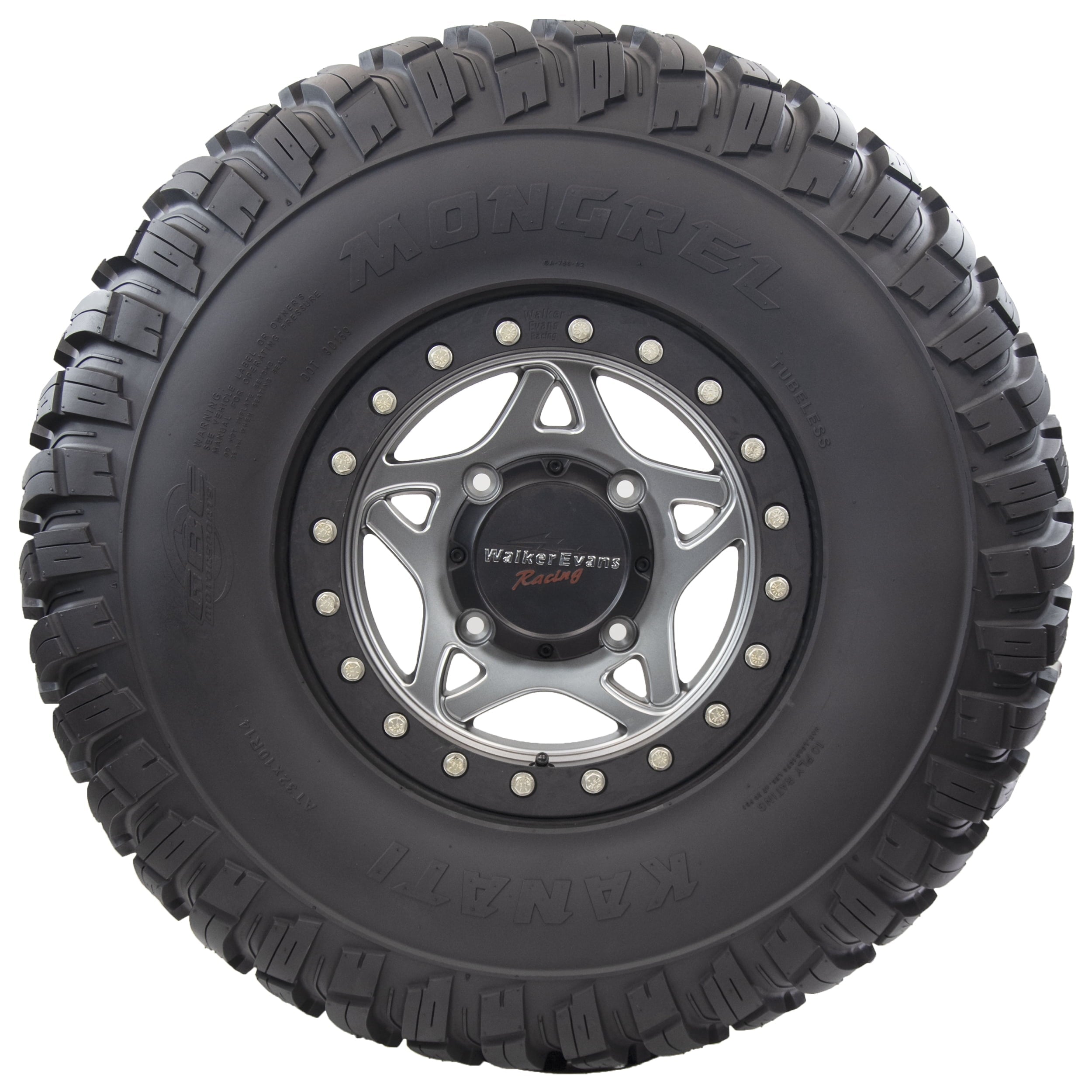 GBC Powersports Mongrel 28X10.00R14 10-PLY Rated All Terrain ATV and UTV Tire