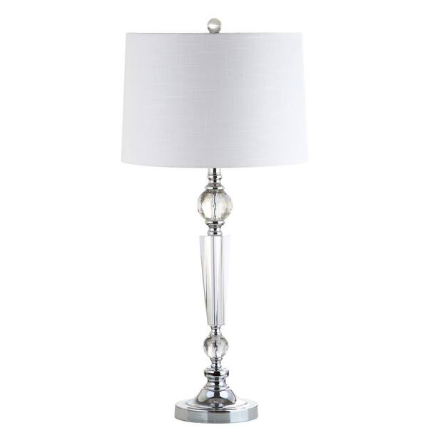 Emma 29.5 in. Clear Crystal Table Lamp (Set of 2)