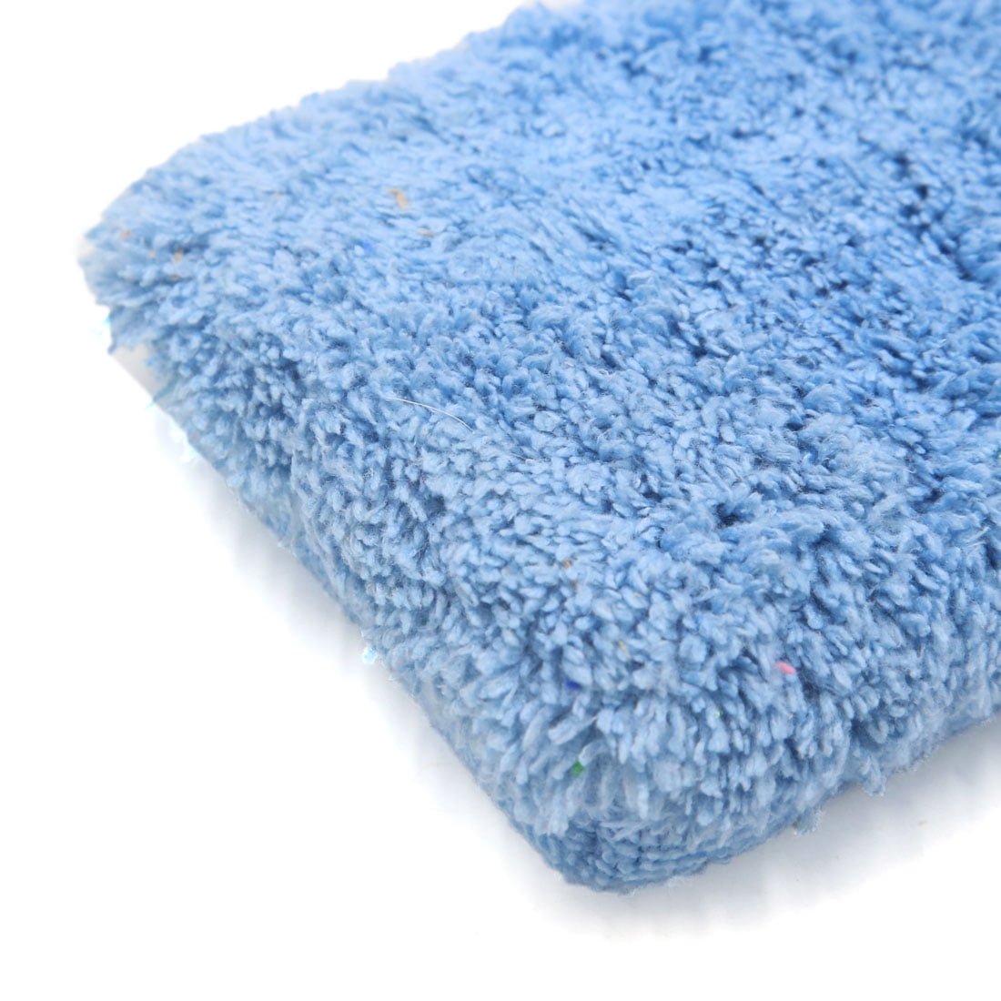Unique Bargains Blue Rectangle Shaped Microfiber Home Car Washing Tool Cleaning Sponge Block