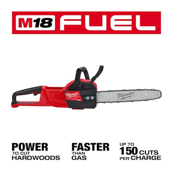 M18 FUEL 14 in. 18-Volt Lithium-Ion Brushless Battery Chainsaw (Tool-Only)