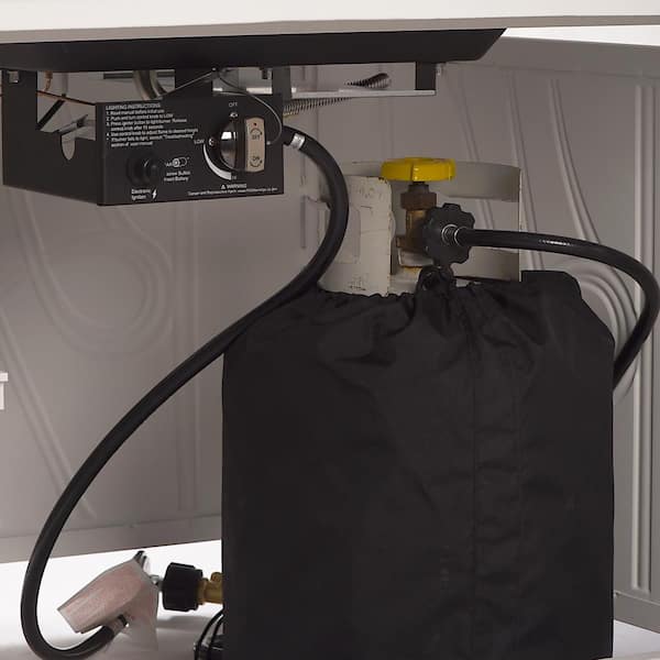 42 in. x 42 in. White Square Aluminum Propane Fire Pit Table with Glass Beads, 2 Covers, Lid, 55,000 BTUs