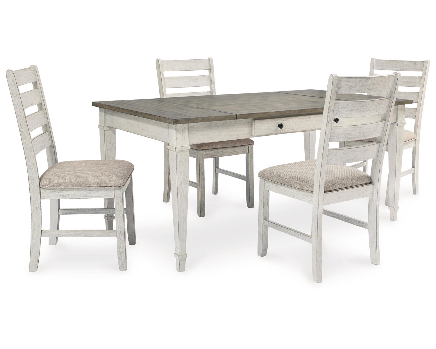 Signature Design by Ashley Casual Skempton Dining Table White/Light Brown