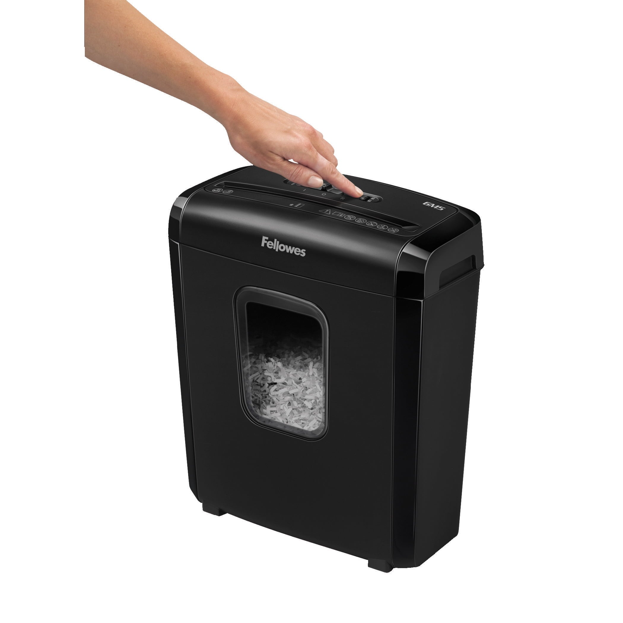 Fellowes Powershred Microshred 6M5 6 Sheet Micro-Cut Home Office Paper Shredder