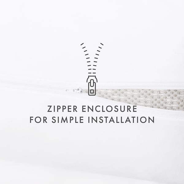 Mattress Protector Full Microfiber Spill Proof Bed Bug Premium Zipper Encasement