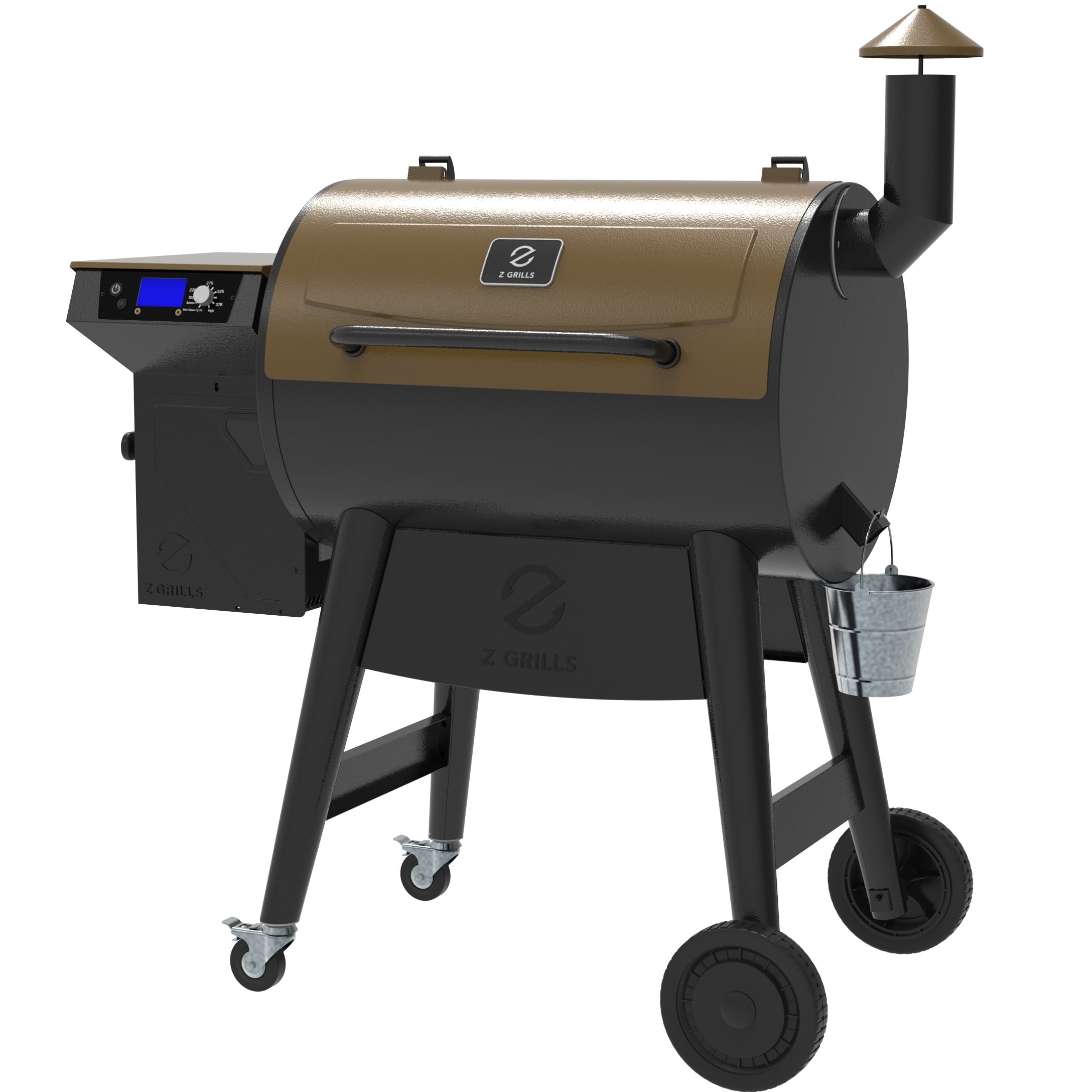 Grills ZPG-7002C3E 697 sq. in. Pellet Grill & Smoker Bronze