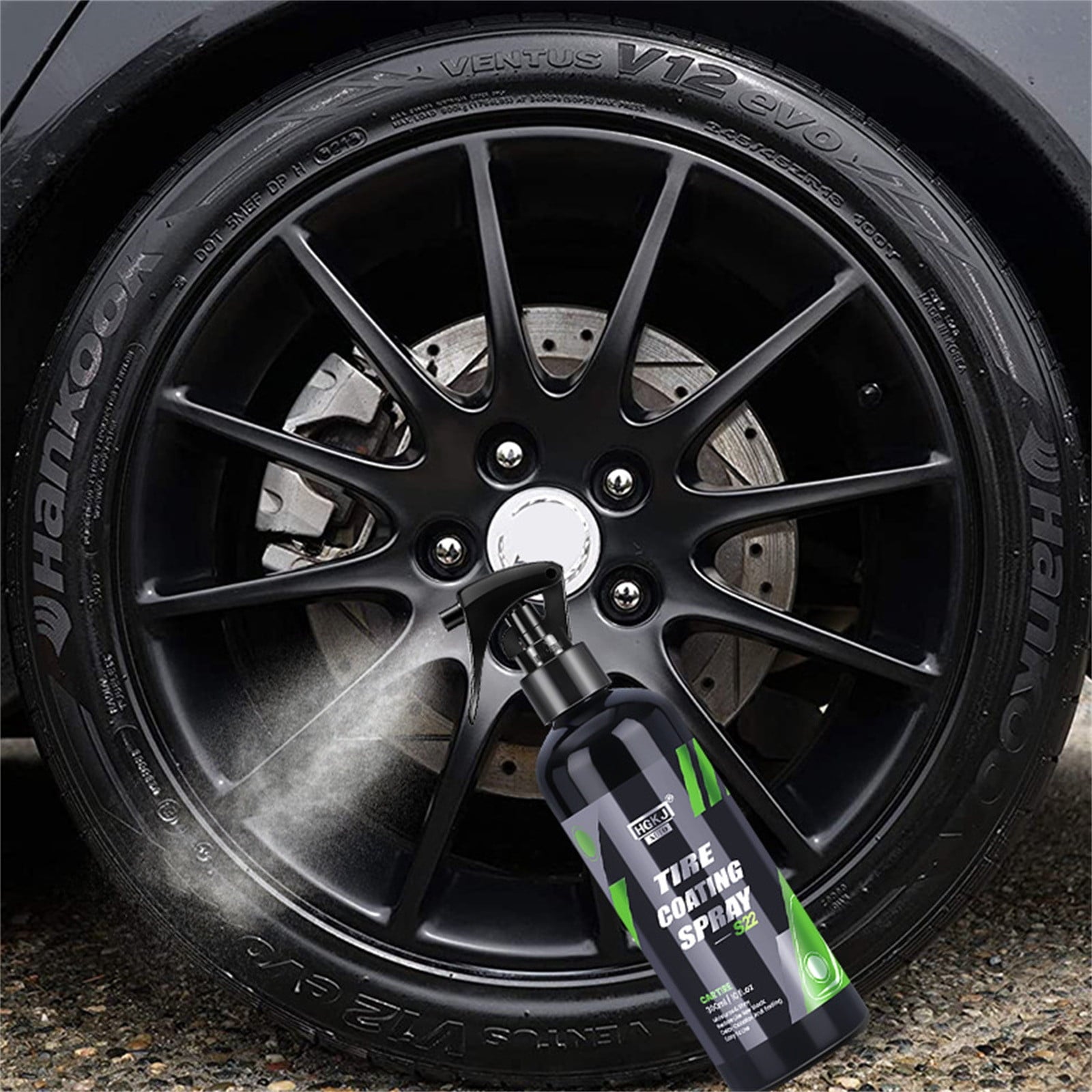 Fridja 50/100/300Ml Tire Coating Spray,Car Tire Coating Polish,Automobile Tire Curing Spray