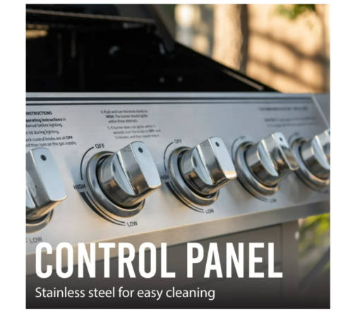 NEW Expert Grill 5 Burner Propane Gas Grill with Side Burner