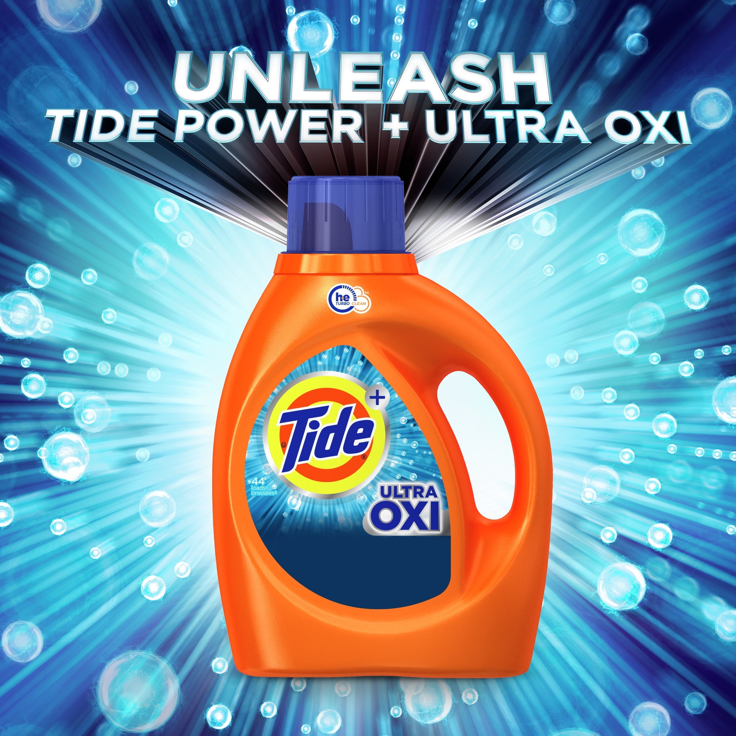 Tide Plus Ultra Oxi HE, 59 Loads Liquid Laundry Detergent, 92 fl oz