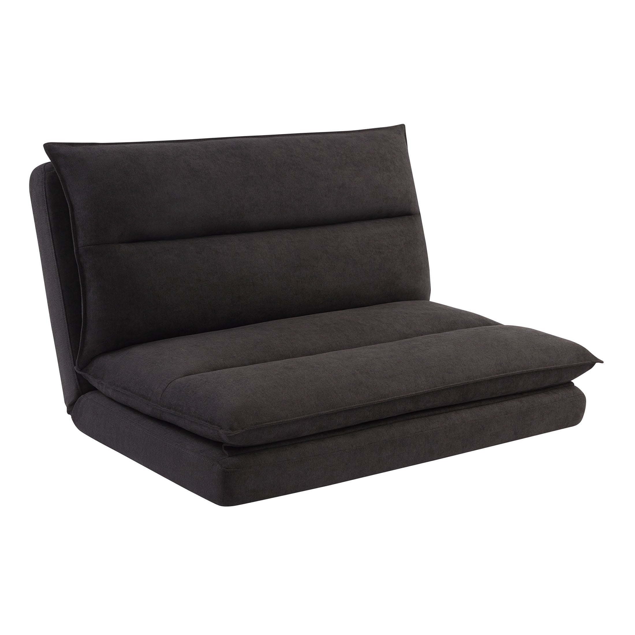 Mainstays Pillow Top Convertible Chair, Charcoal