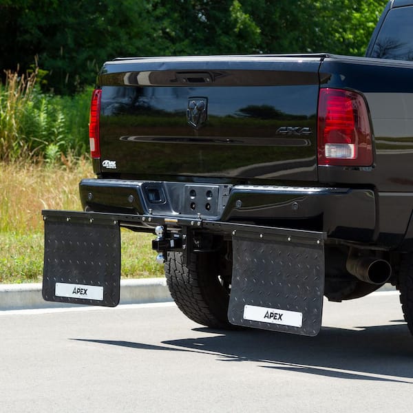 Adjustable Hitch-Mounted Mud Flap