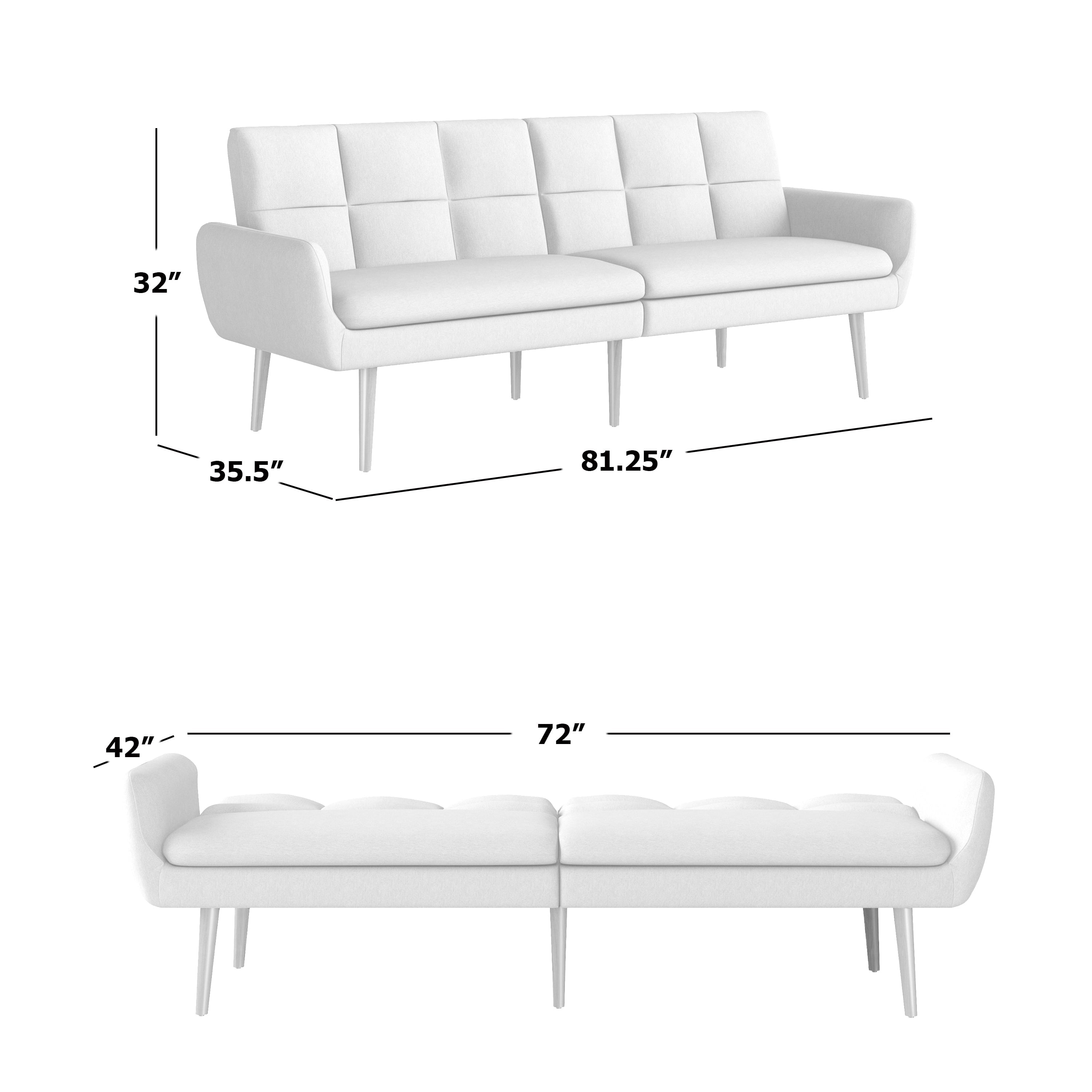 Homesvale Martin Convert-a-Couch Sleeper Sofa, Barley Tan