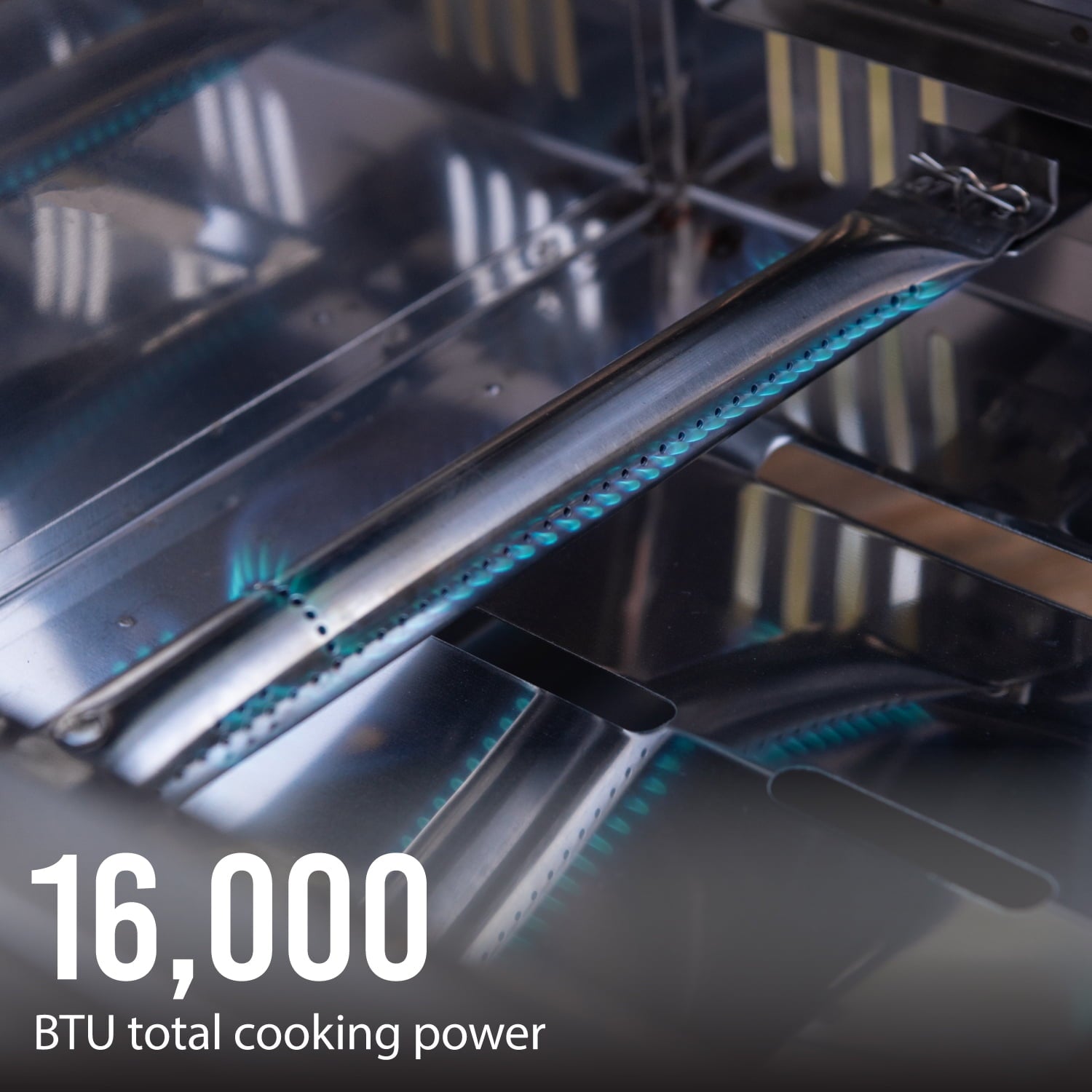 Grill 2 Burner Tabletop Propane Gas Grill in Stainless Steel