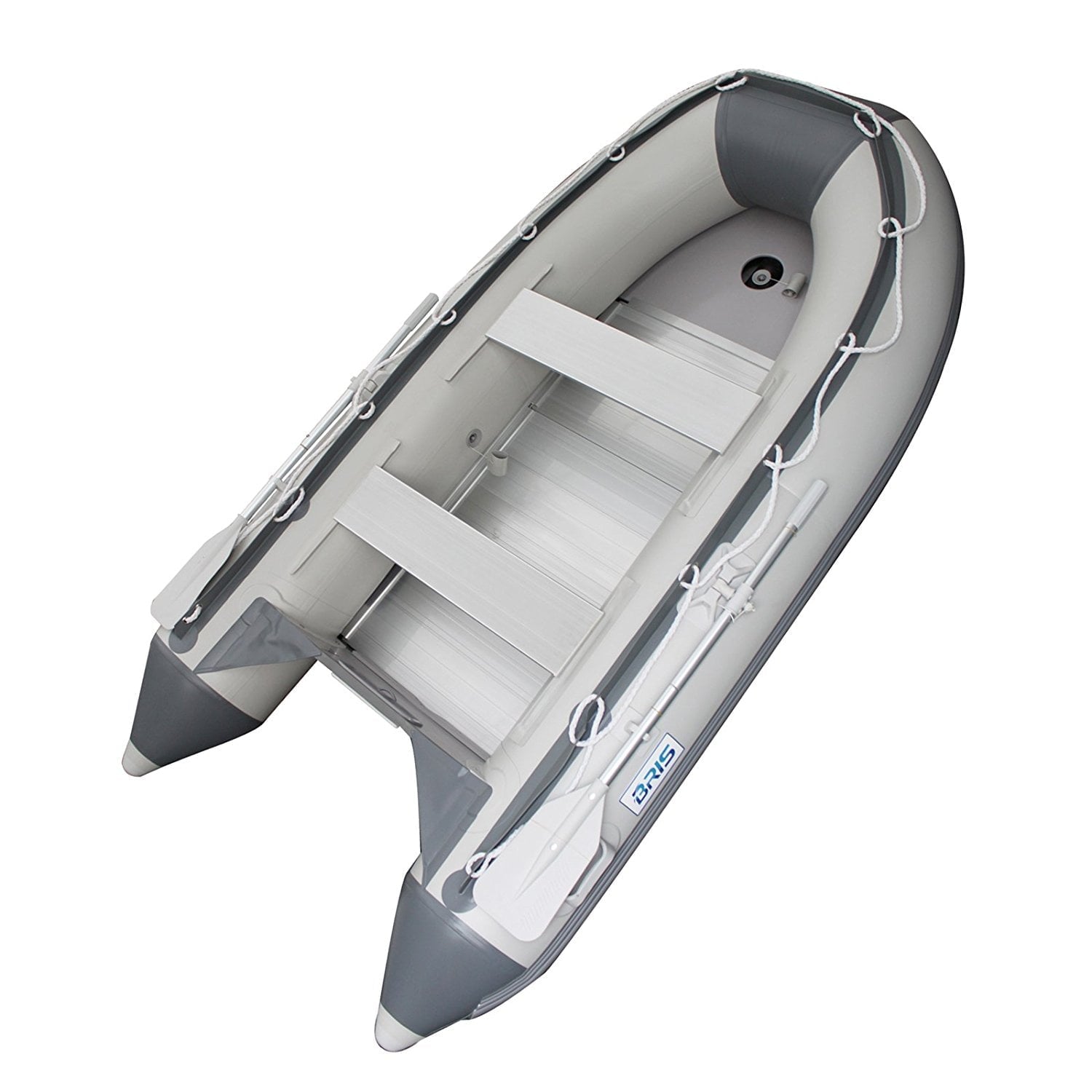 BRIS 10.8Ft Inflatable Boat Inflatable raft Dinghy Fishing Tender Pontoon Boat