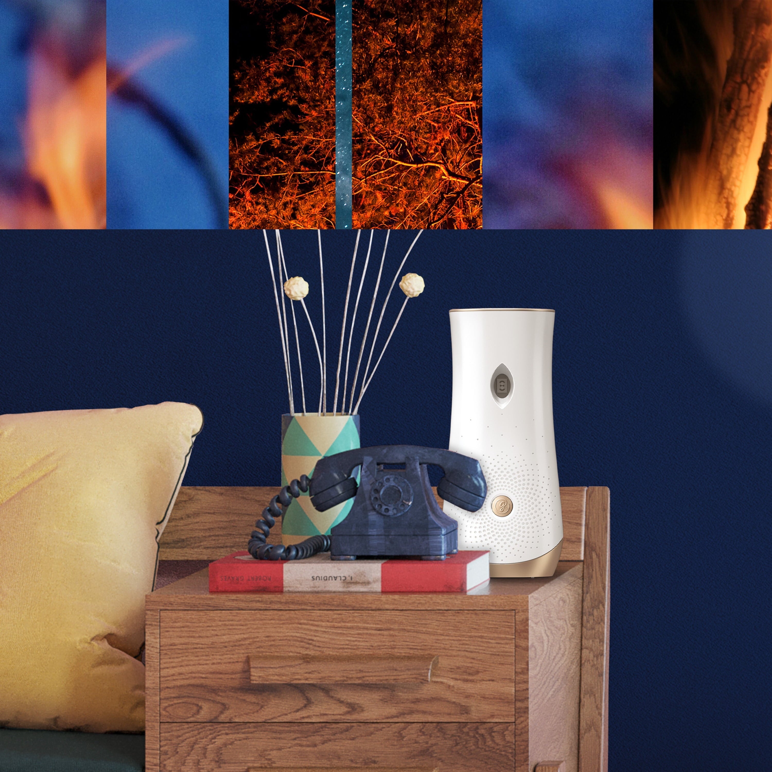 Glade Automatic Spray Refill, Air Freshener, Fall Night Long, 6.2 oz