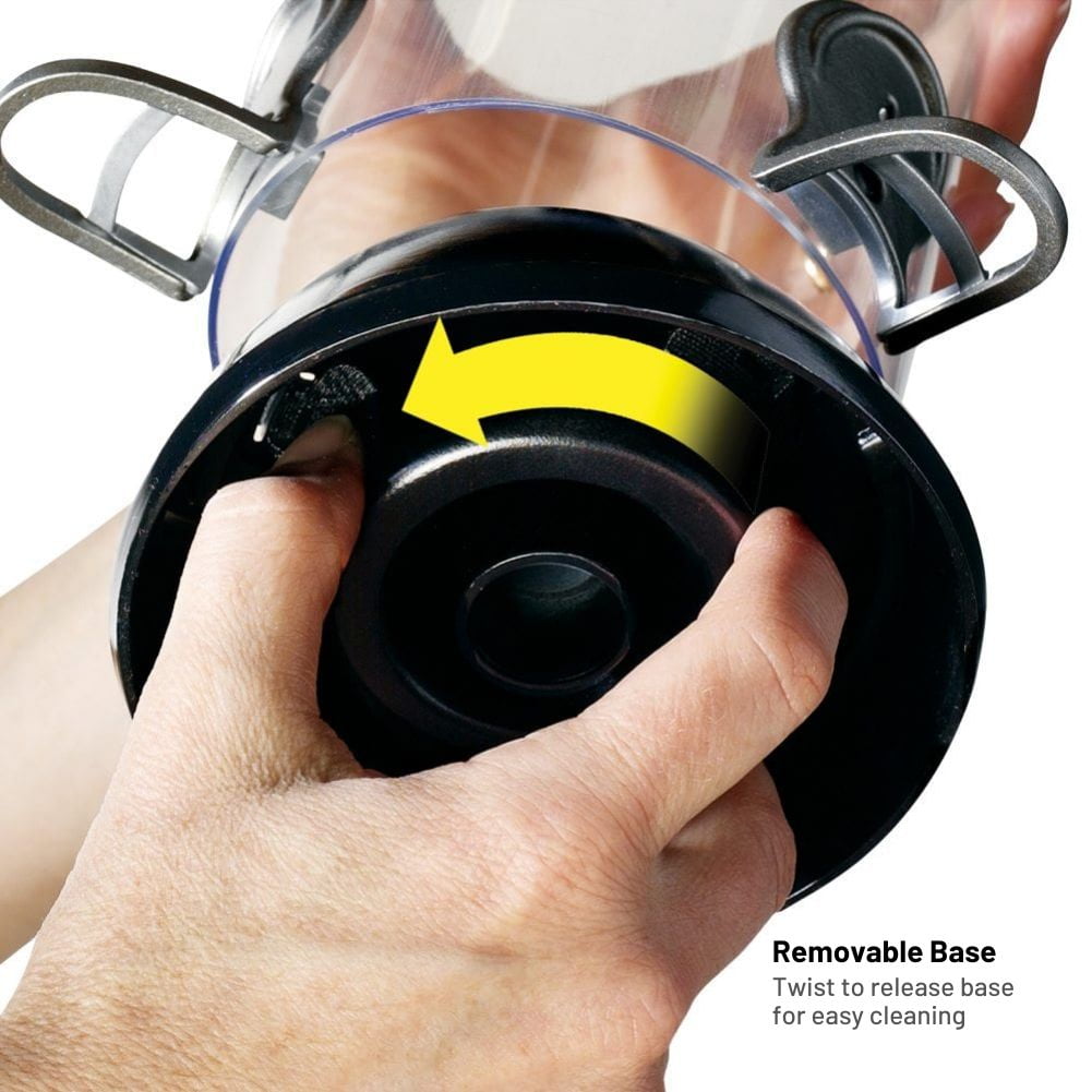 Droll Yankees Onyx Clever Clean Finch Tube Feeder, 2 lb Capacity, Black