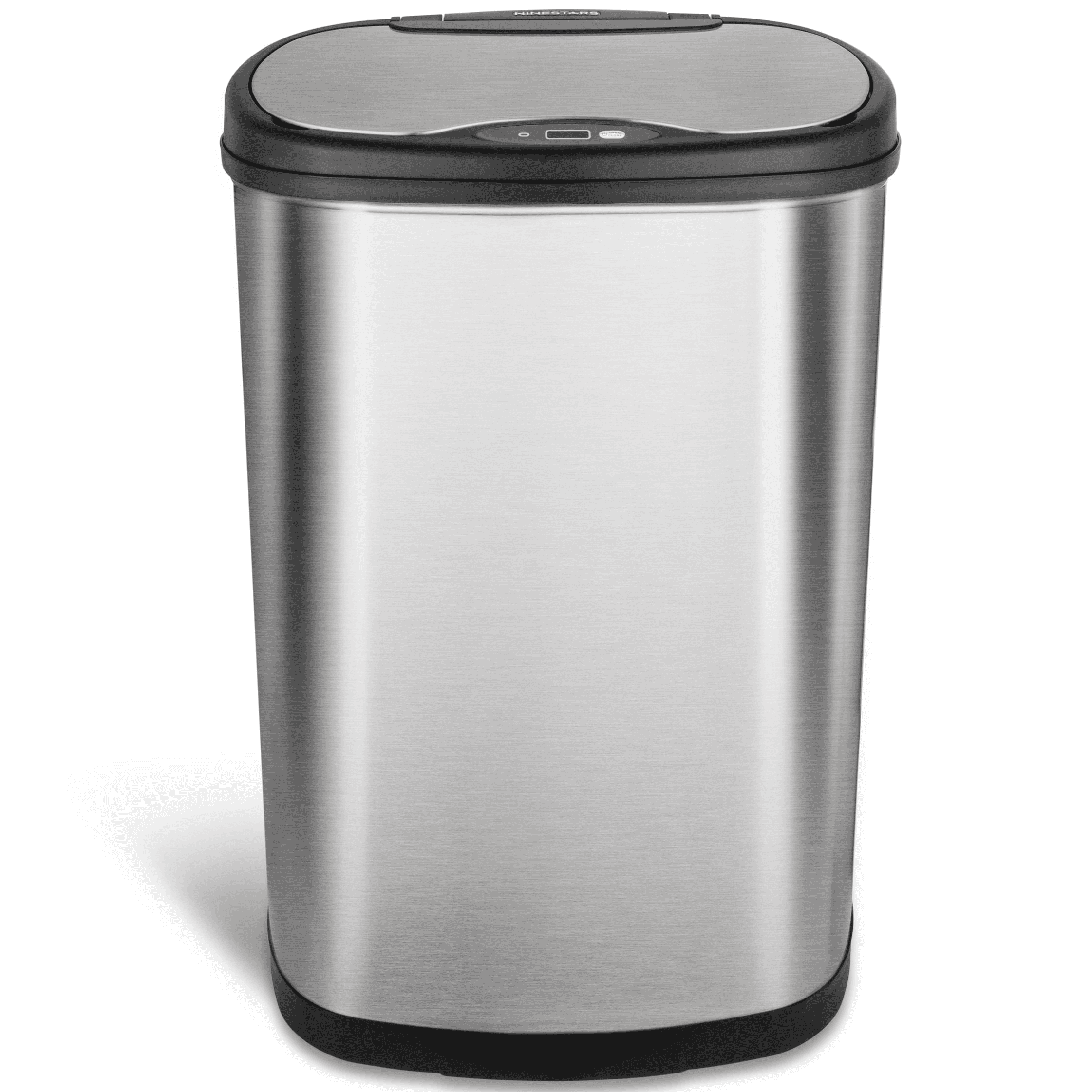 Nine Stars 13.2 Gallon Trash Can, Motion Sensor Kitchen Trash Can, Stainless Steel