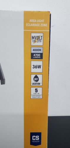 Lithonia Lighting 175W Equiv LED Grey Dusk-Dawn Area Light 4000K New