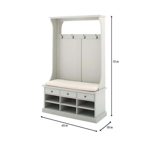 Hampton Gray Hall Tree