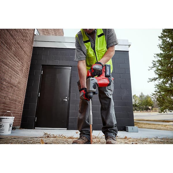 M18 FUEL 18V Lithium-Ion Brushless 1 in. Cordless SDS-Plus Rotary Hammer Kit with Two 6.0 Ah Batteries, Hard Case