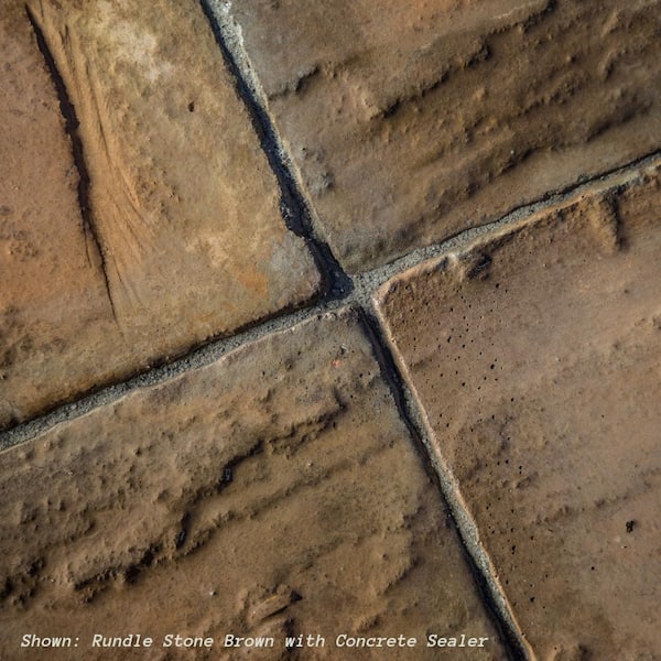 72 sq. ft. Concrete Rundle Stone Brown Paver Kit