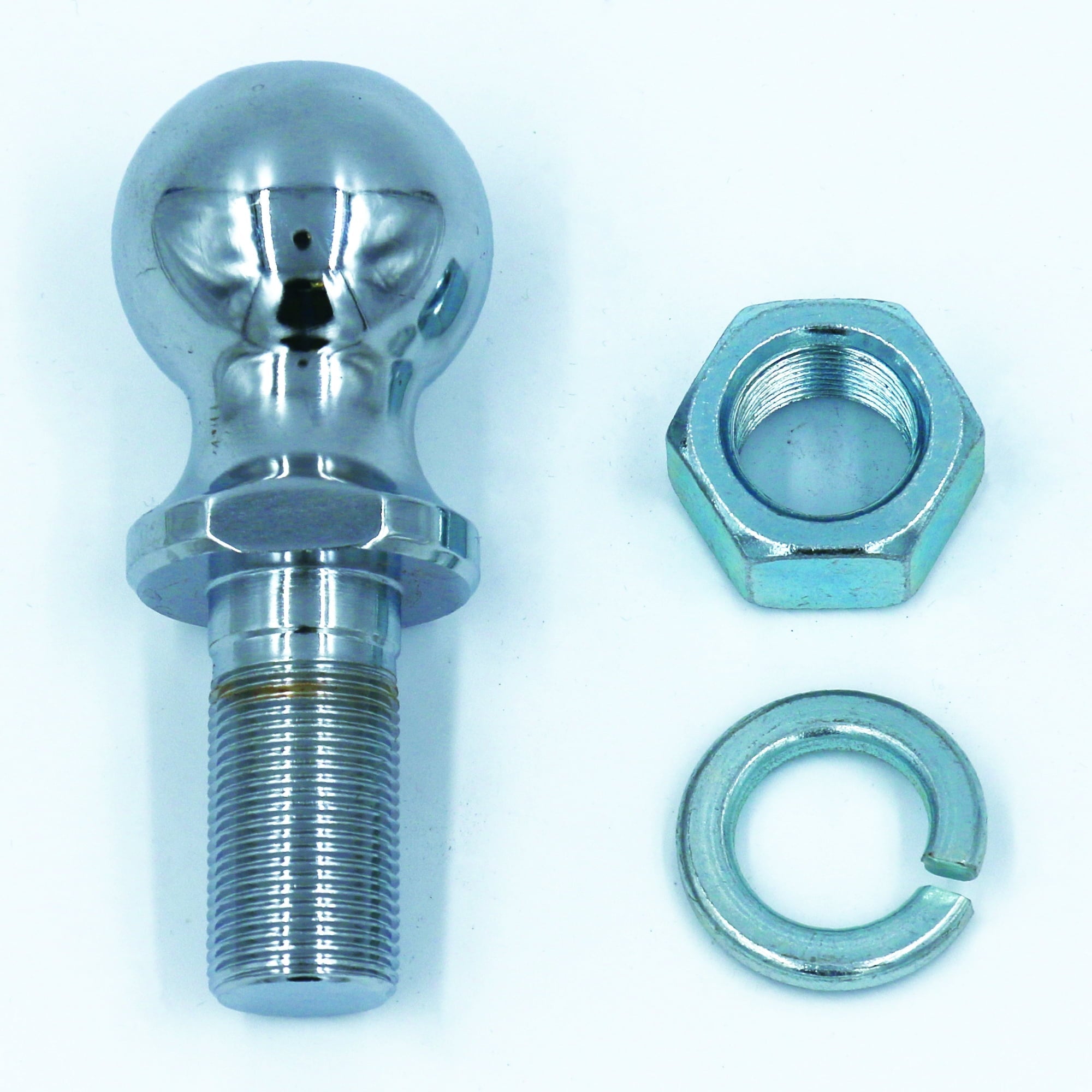 HyperTough 2 inch Chrome Hitch Ball, 6000 lbs GTW