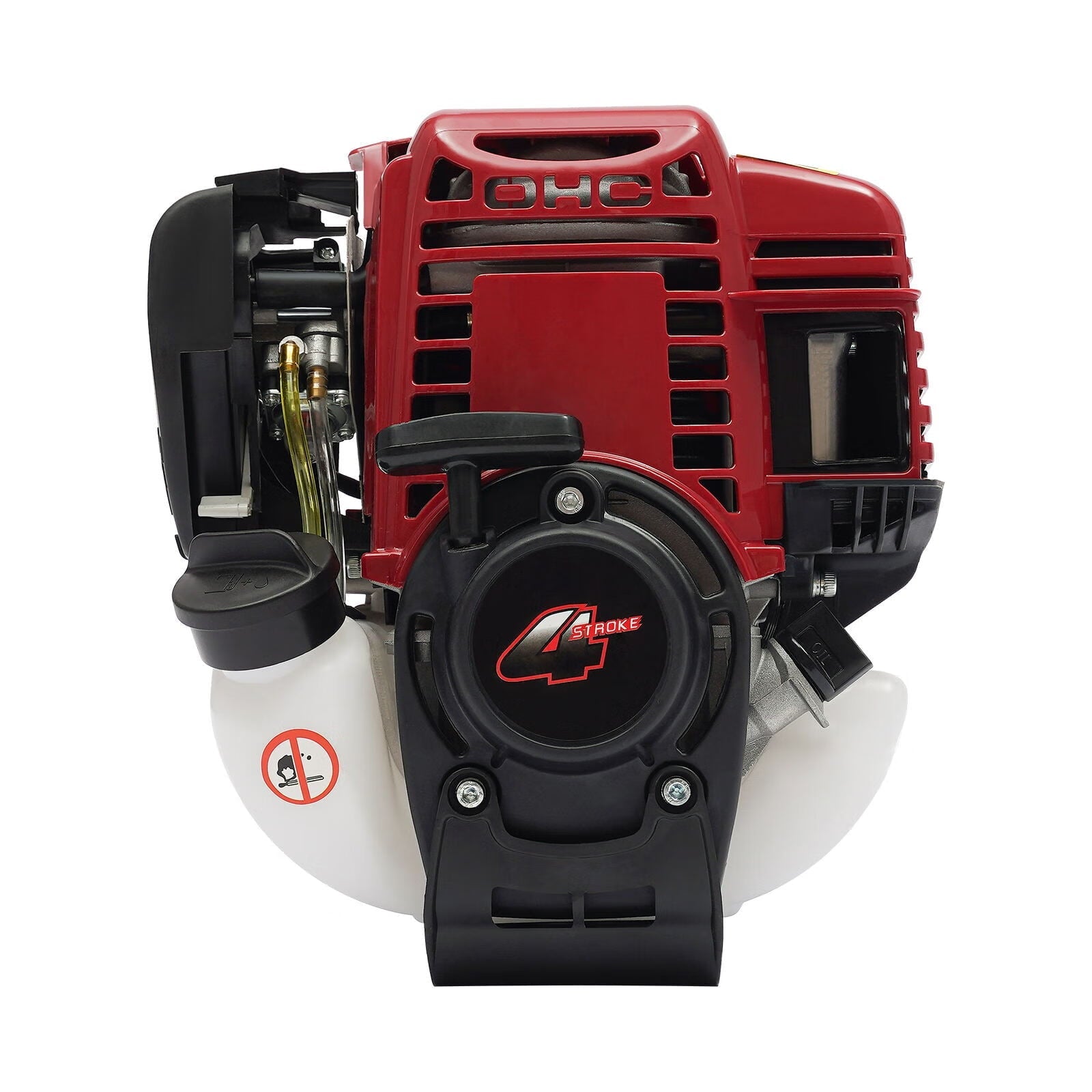 Wuzstar 37CC 4-Stroke Gas Pole Chainsaw Hedge Tree Trimmer with Extension Pole(1.5m)