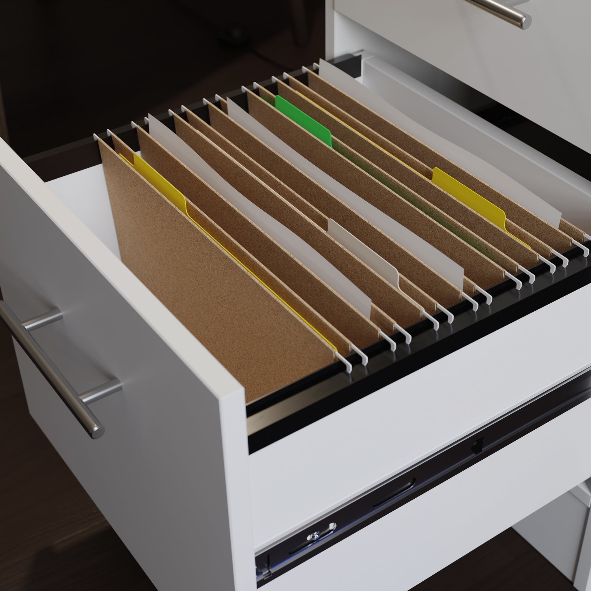 Sauder Gaming Desk with Charcoal Ash Accent Top, White Finish